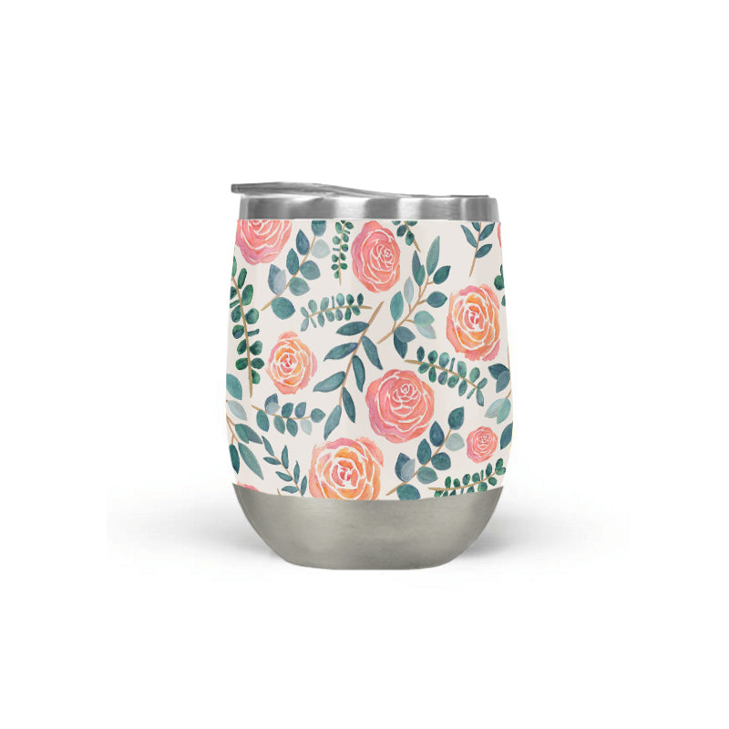 Watercolor Floral Tumbler