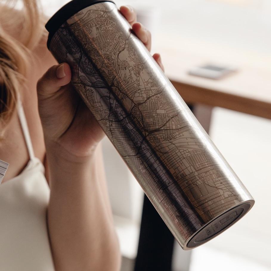 Annapolis - Maryland Engraved Map Tumbler
