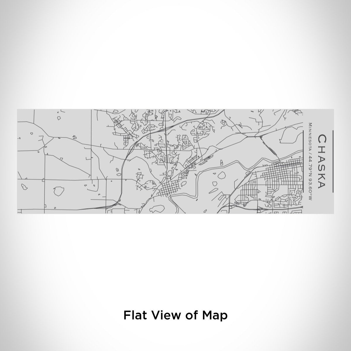 Chaska - Minnesota Engraved Map Insulated Cup