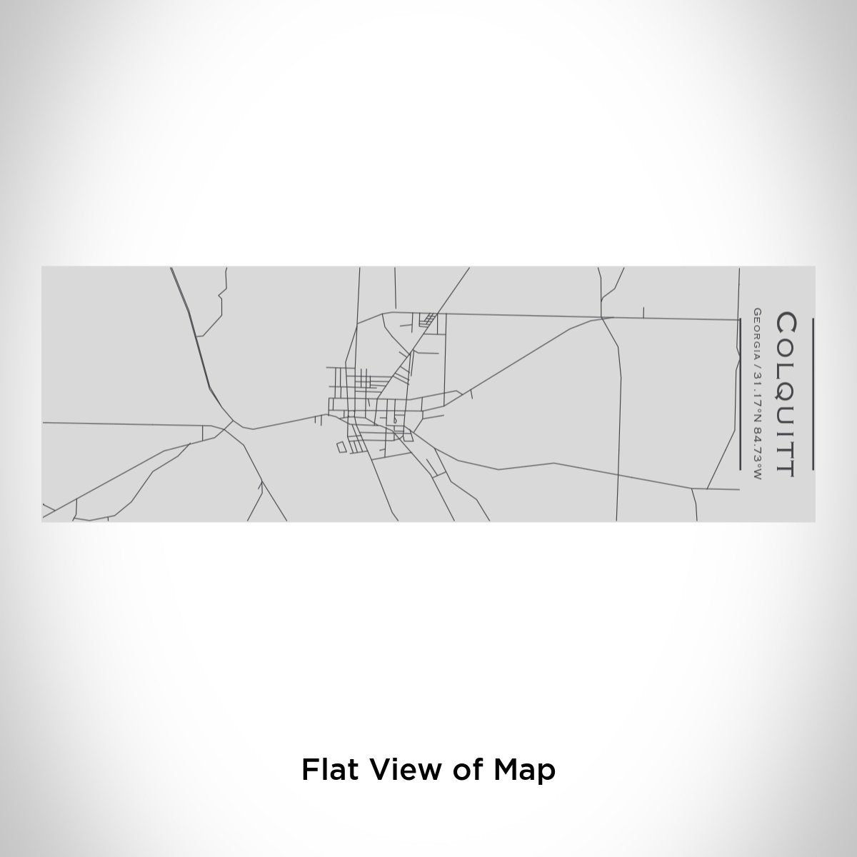 Colquitt - Georgia Engraved Map Insulated Cup