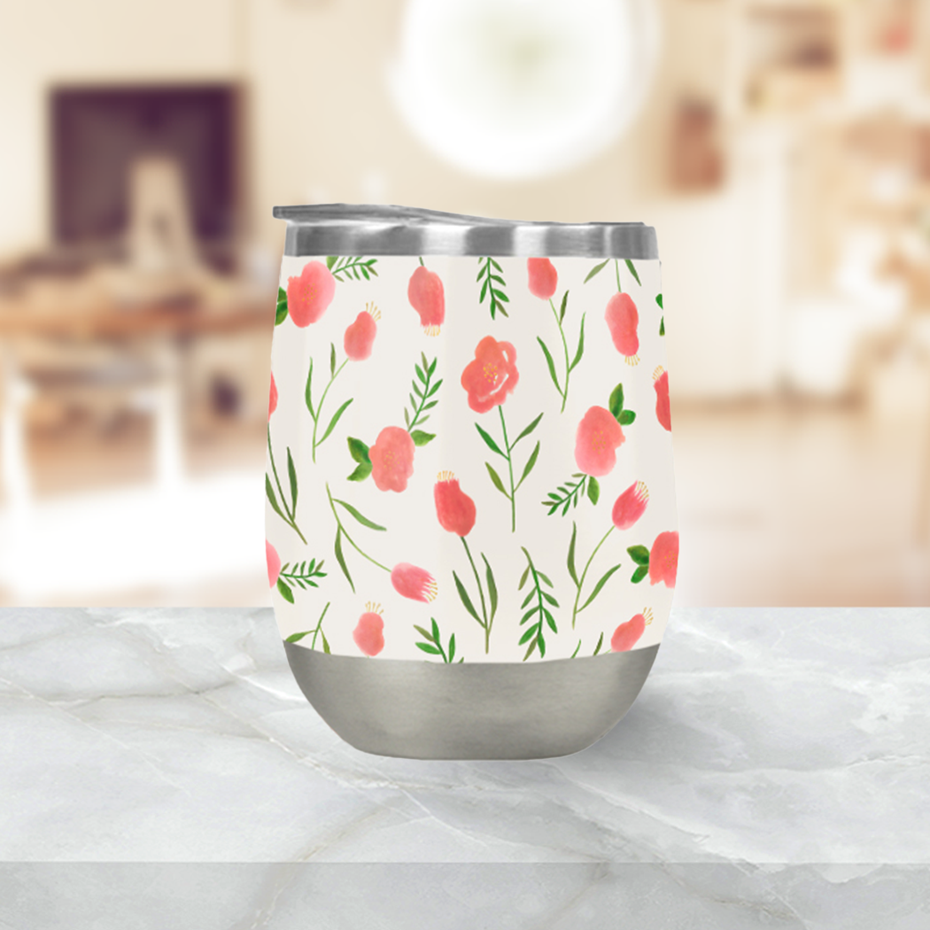 Spring Watercolor Tumbler