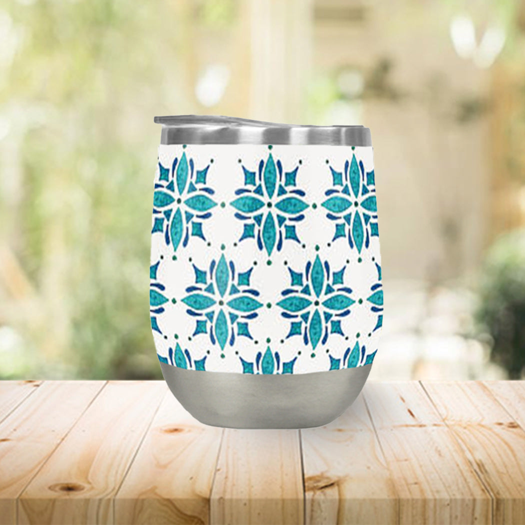 Teal Tile Tumbler