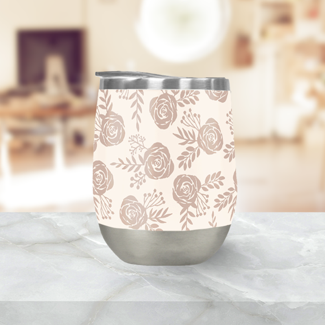 Pastel Floral Tumbler