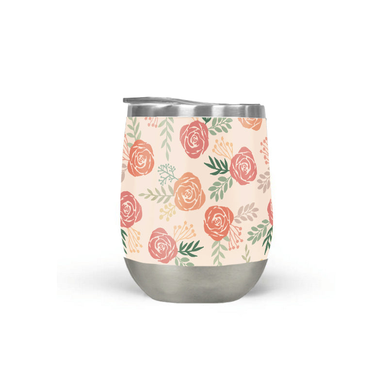 Warm Floral Tumbler