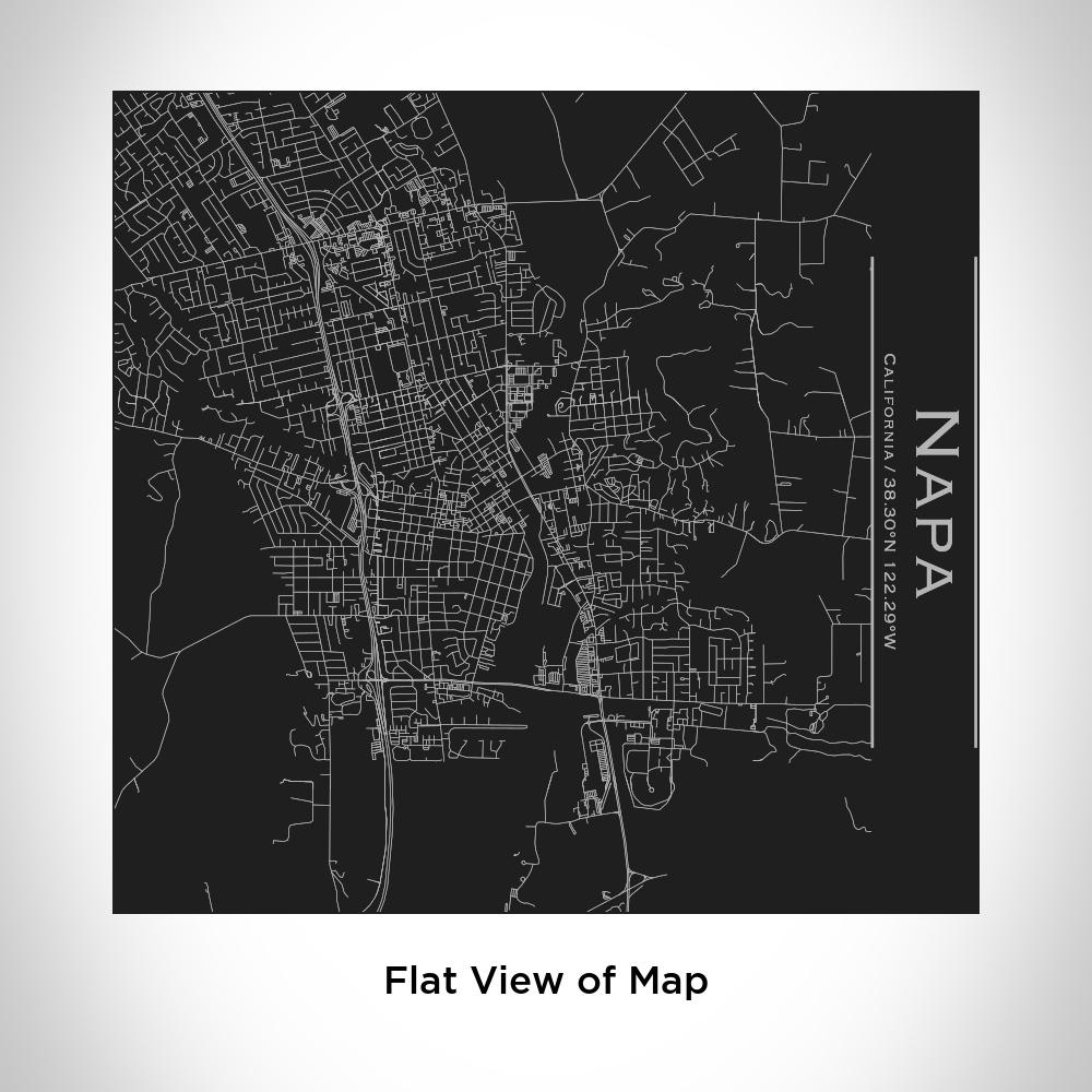 Napa - California Map Tumbler in Matte Black