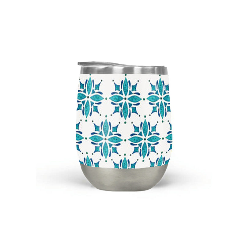 Teal Tile Tumbler