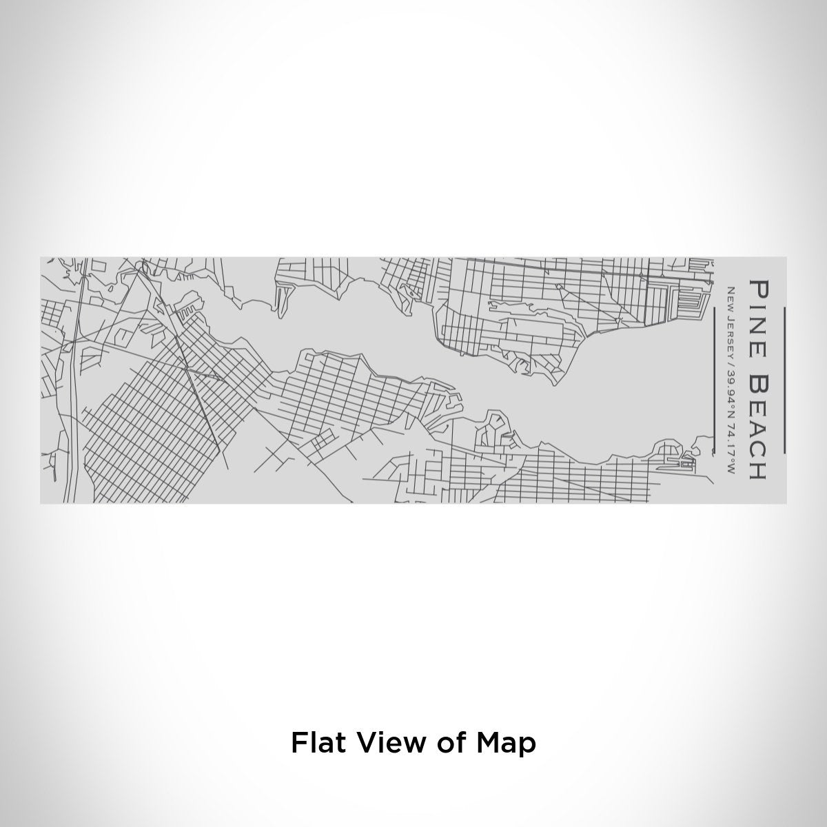 Pine Beach - New Jersey Engraved Map Insulated Cup