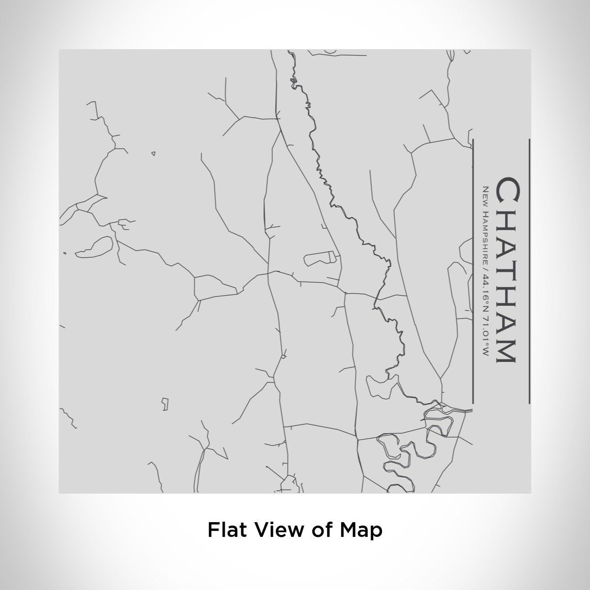 Chatham - New Hampshire Engraved Map Tumbler